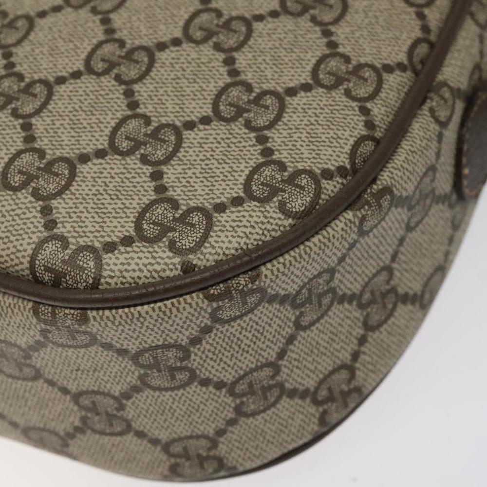 GUCCI GG Supreme Web Sherry Line Clutch Bag PVC Beige Gold 89 01 034 Auth 119132 - Picture 15 of 16